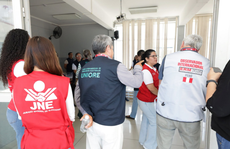 Observadores internacionales supervisaron jornada de las ERM 2026 en Lima